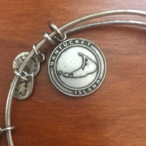 Two silver Alex and Ani bracelets. - Picture 3 of 5